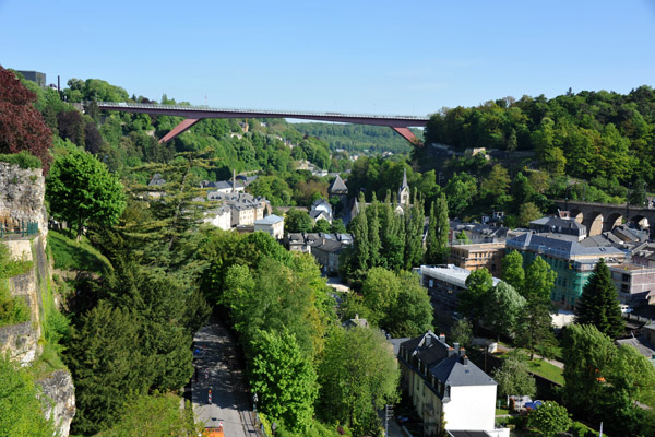 Pont Grande-Duchesse Charlotte over the Alzette River