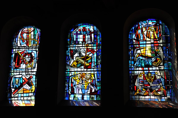 Stained glass - glise St. Michel, Luxembourg