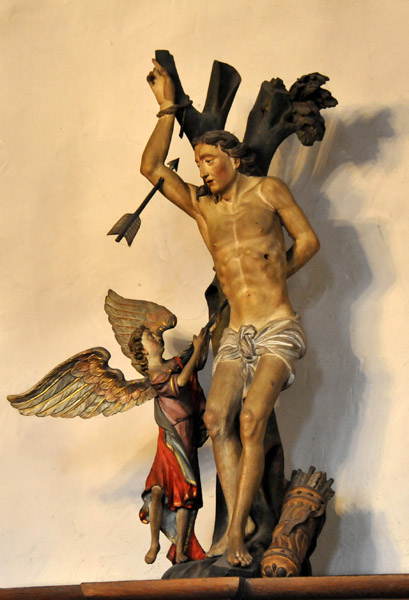 Saint Sebastian - glise St. Michel, Luxembourg