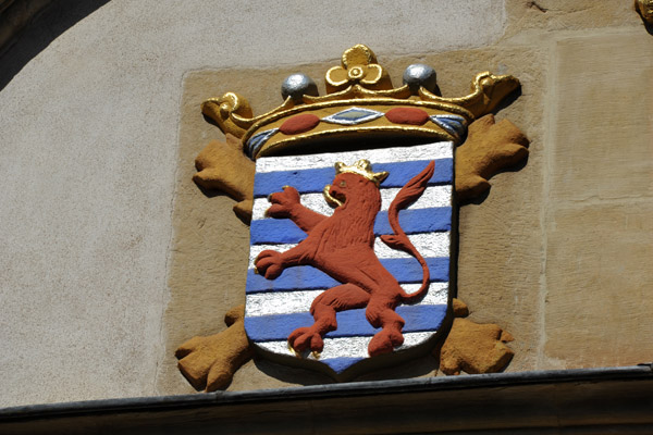 Coat-of-Arms of Luxembourg, Hospice Saint-Jean, Rue Mnster, Luxembourg