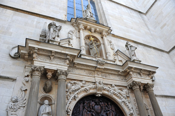 North portal - Cathdrale de Notre-Dame, Luxembourg