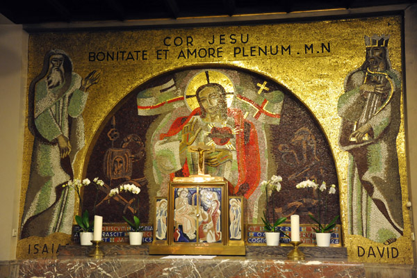 Mosaic - Cor Jesu Bonitate et Amore Plenum, Cathdrale de Notre-Dame, Luxembourg