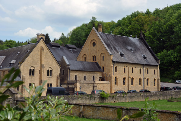 Orval Abbey, a Cistercian monastery founded in 1132 