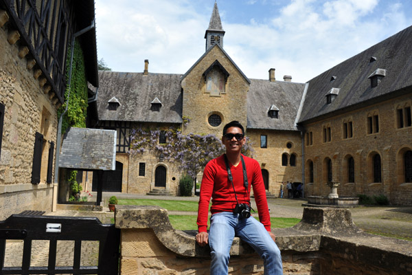 First courtyard, Abbaye d'Orval