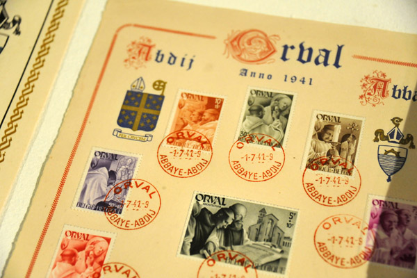 Belgian Postage Stamps - Abbaye d'Orval, 1941