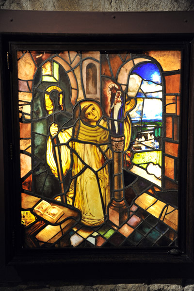 Stained glass window, Orval Museum