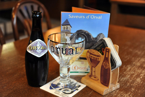 Sampling Orval Trappist Beer