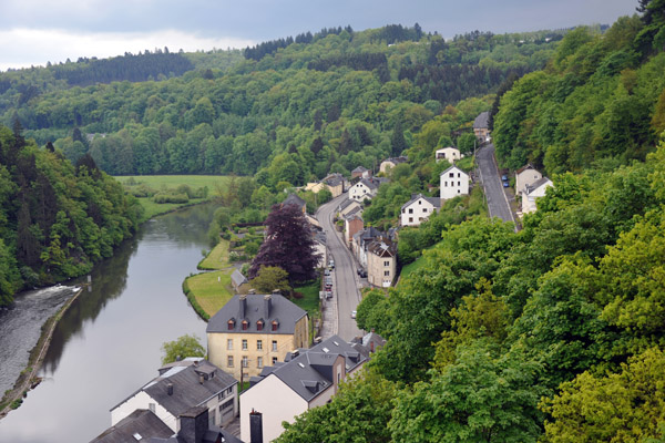 View from Bouillon Castle