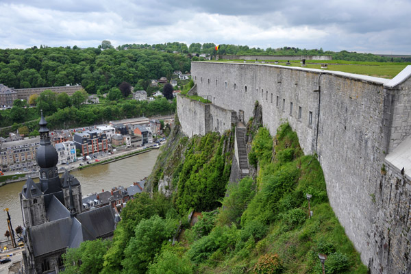Citadel of Dinant built in 1815 by French military engineer Vauban on the site of an early castle