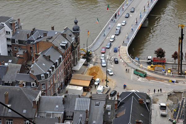 Charles de Gaulle Bridge from the Citadel of Dinant