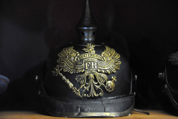 Prussian military helmet Waterloo, Citadel of Dinant