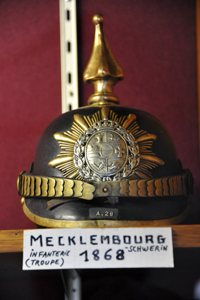 Mecklemburg infantry helmet Schwerin, 1868