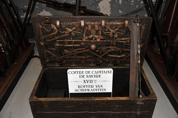 Ship captain's trunk, 17th C., Citadel of Dinant