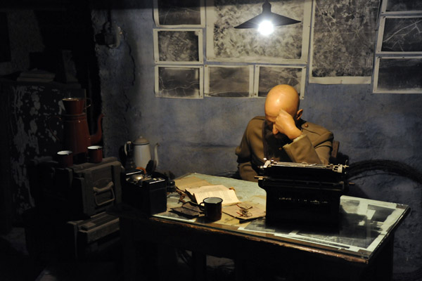 Recreation of a World War I bunker, Citadel of Dinant