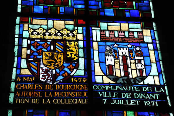Charles de Bourgogne authorizes reconstruction 1472; Communaute de la Ville de Dinant 1271