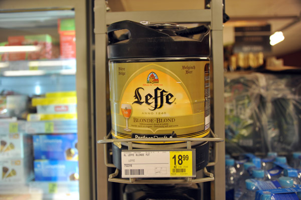 6 liter cask of Leffe Blonde draft, EUR18.99