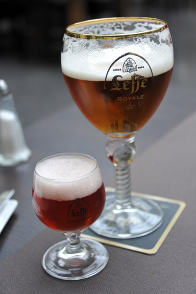 Leffe Royale and a taster of Leffe Ruby