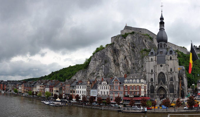 Panorama of Dinant from the Charles de Gaulle statue