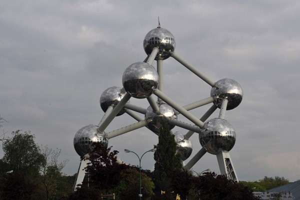 The Atomium was built for the 1958 Brussels World's Fair (Expo 58)