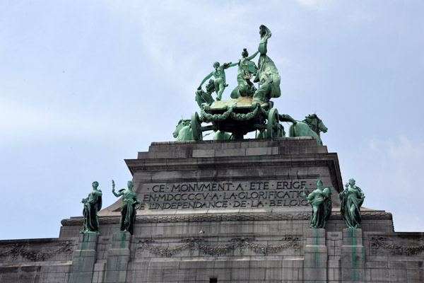 Monument to Belgian independence erected in 1905