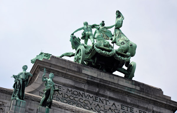 The Quadriga - Brabant Raising the National Flag