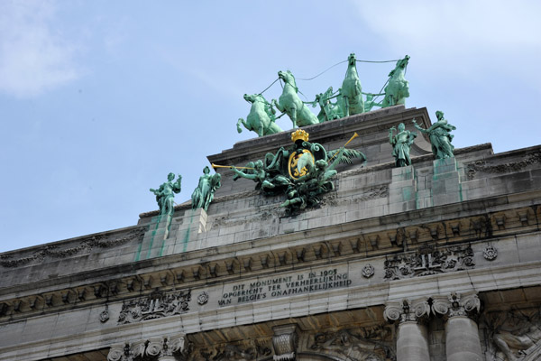 West side of the Cinquantenaire Arch, Jubelpark