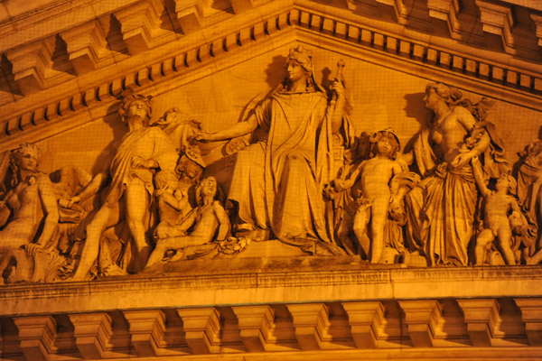 Detail of the Brussels Stock Exchange