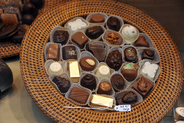 Belgiums famous chocolates, Galeries Royales St. Hubert, Brussels