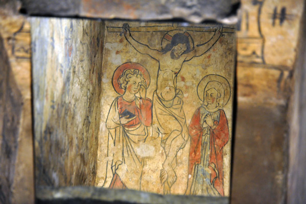 Medieval tomb frescos, ca 1270, Onze-Lieve-Vrouwkerk, Brugge