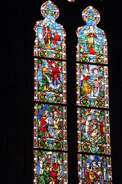 Stained glass - Chapel of the Gruuthuse Family