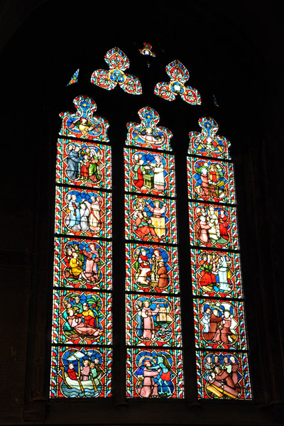 Stained glass - Chapel of the Gruuthuse Family