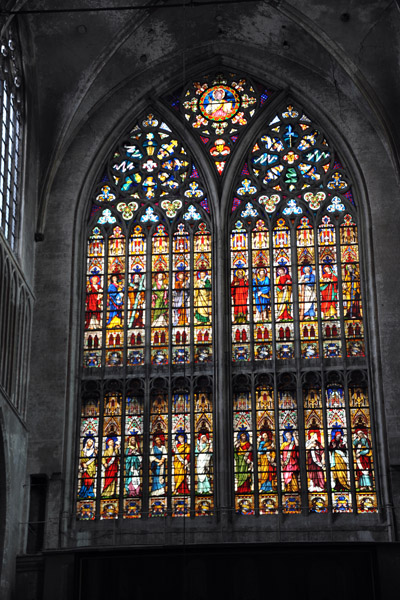 Stained glass window, Sint-Salvatorskathedraal 
