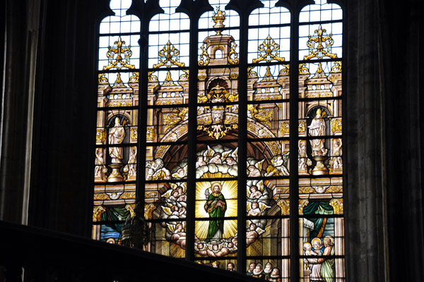 Stained glass - Sint-Salvatorskathedraal 