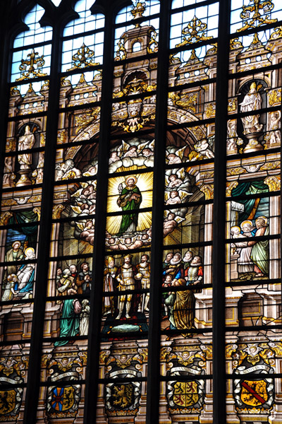 Stained glass - Sint-Salvatorskathedraal 