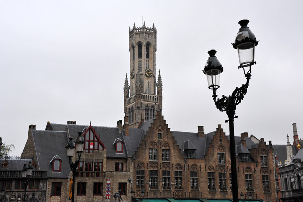 Belfry of Bruges from De Burg