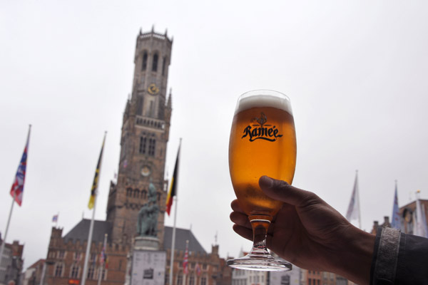 Cheers from Bruges!