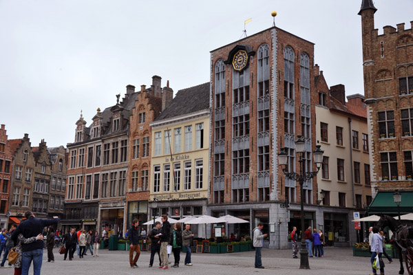 West side of the Market Square of Bruges, Sint-Amandsstraat