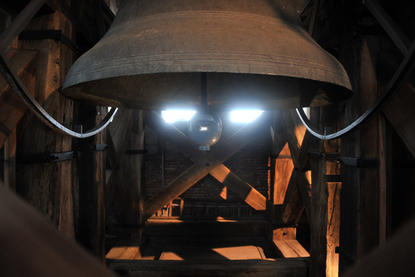 One of the bells of the Belfort of Bruges