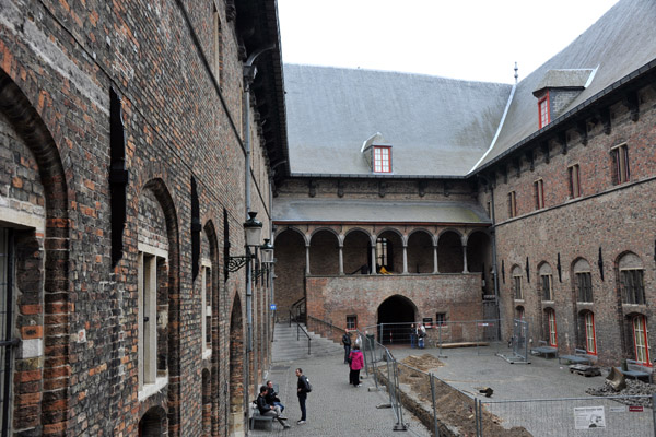 Courtyard of the Belfort of Bruges