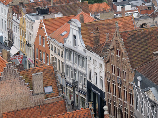 View of Steenstraat from the Belfort, Brugge