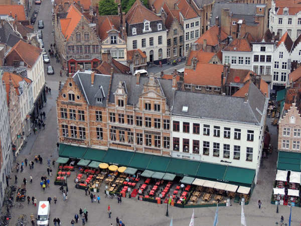 Northwest corner of the Market Square, Bruges
