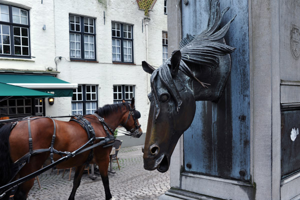 Horse Head Drinking Fountain, Wijngaardplein