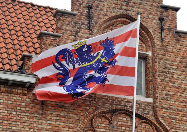 Flag of the City of Bruges, West Flanders, Belgium