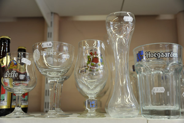 Belgian beer glasses are a great souvenir...there are so many different ones