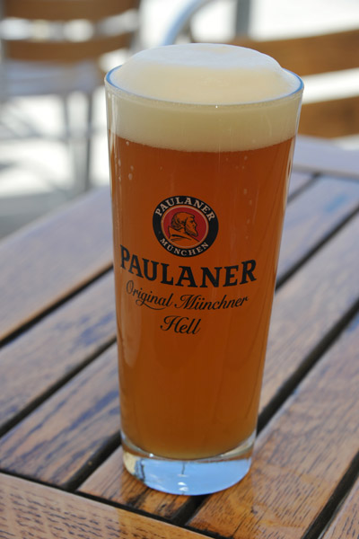 Paulaner beer, Parc de la Mer, Palma