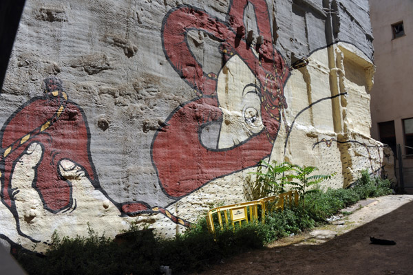 Graffiti in the Old Town of Palma de Mallorca
