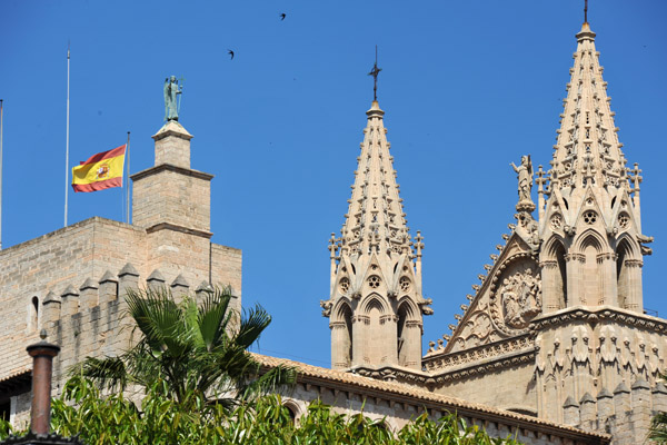Towers of the Royal Palace and Palma Cathedral