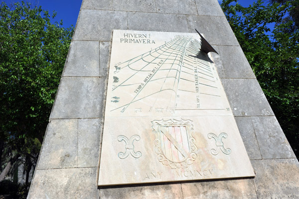 Sundial, Parc de la Feixina, Palma de Mallorca