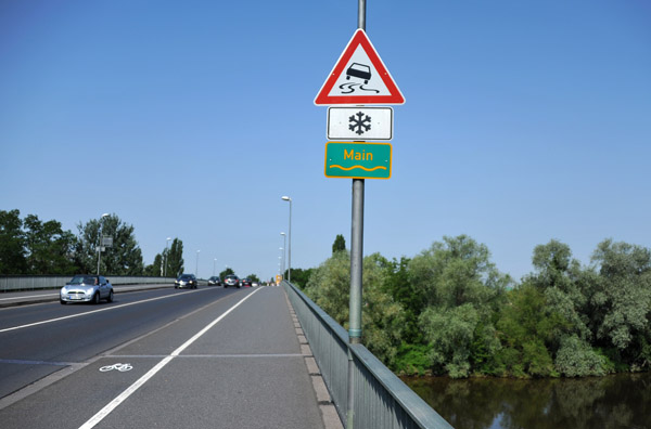 Crossing over to the Left Bank of the River Main 