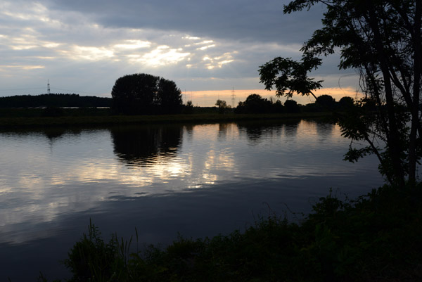The sun sets very late in Germany in the summer